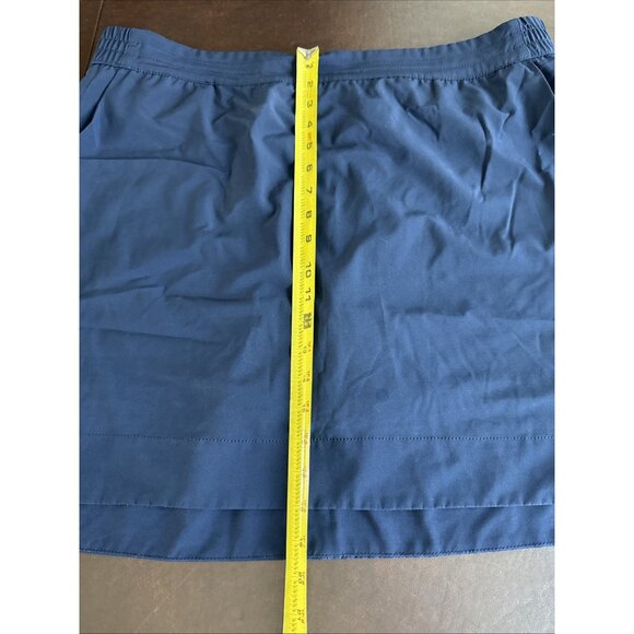 Style & Co. Sport Navy Blue Skort XL Polyester/Spandex Blend With Elastic Waist - Picture 6 of 7